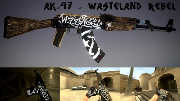 Модель автомата AK47 - Wasteland Rebe для сервера