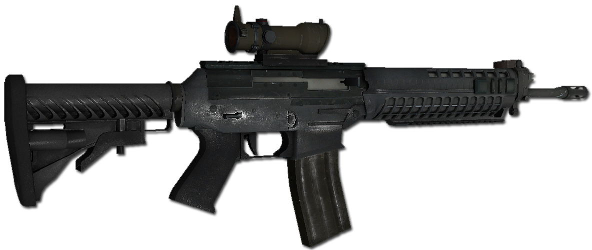 Модель sg556_GO_server side для сервера